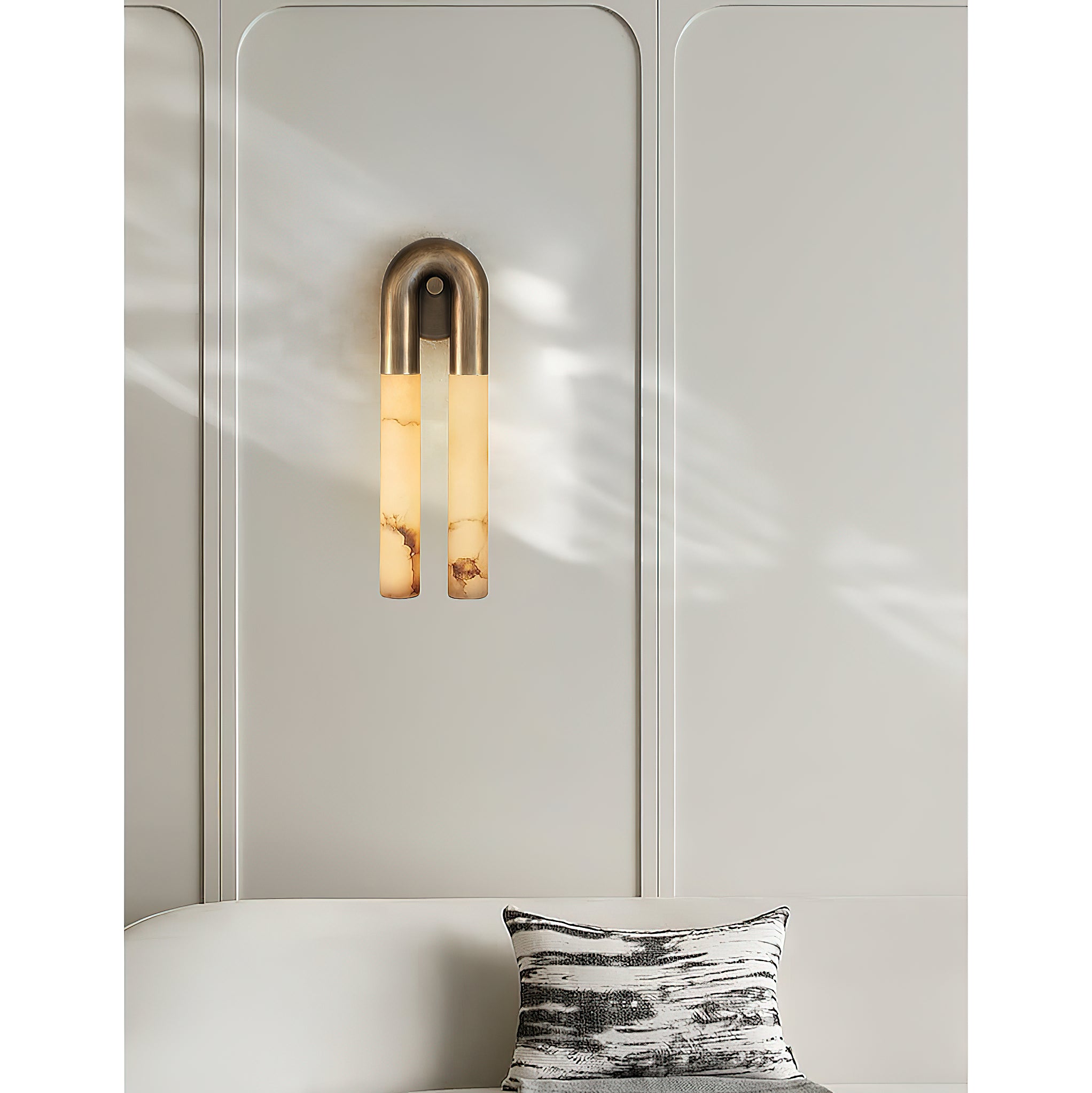 Zeme Alabaster Wall Sconce