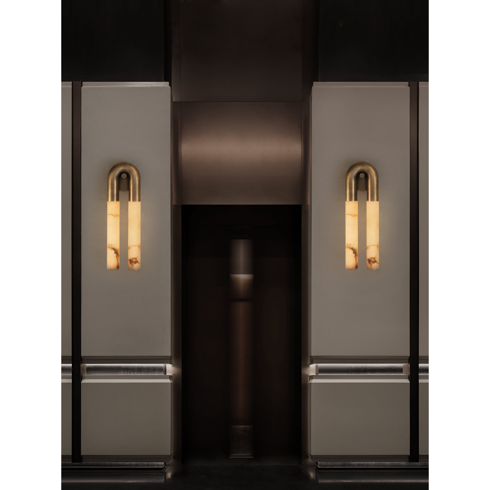 Zeme Alabaster Wall Sconce