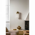 Load image into Gallery viewer, Zeme Alabaster Wall Sconce
