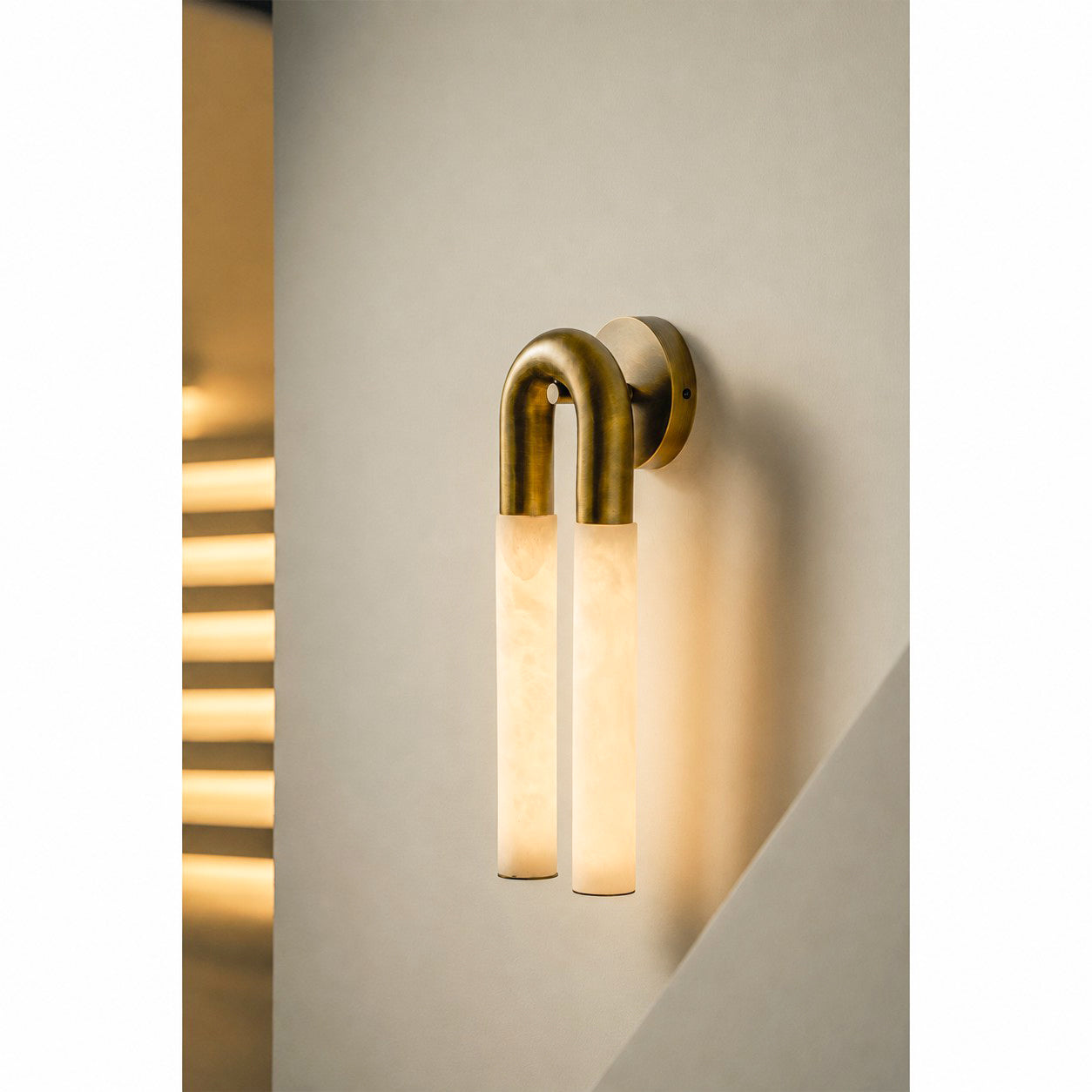 Zeme Alabaster Wall Sconce