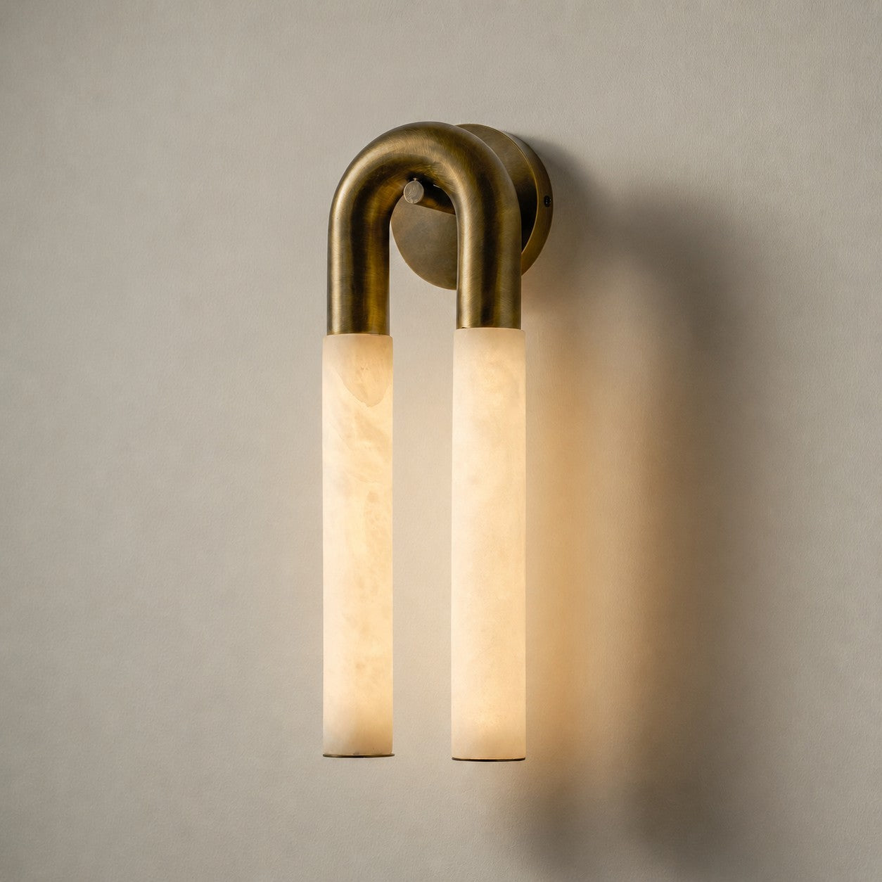Zeme Alabaster Wall Sconce