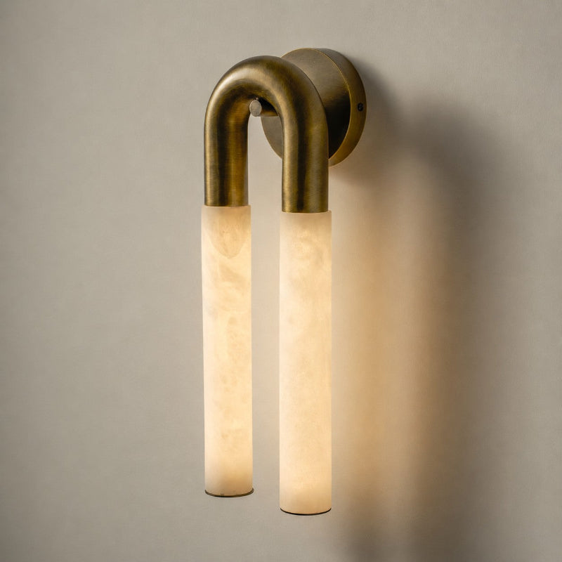Zeme Alabaster Wall Sconce
