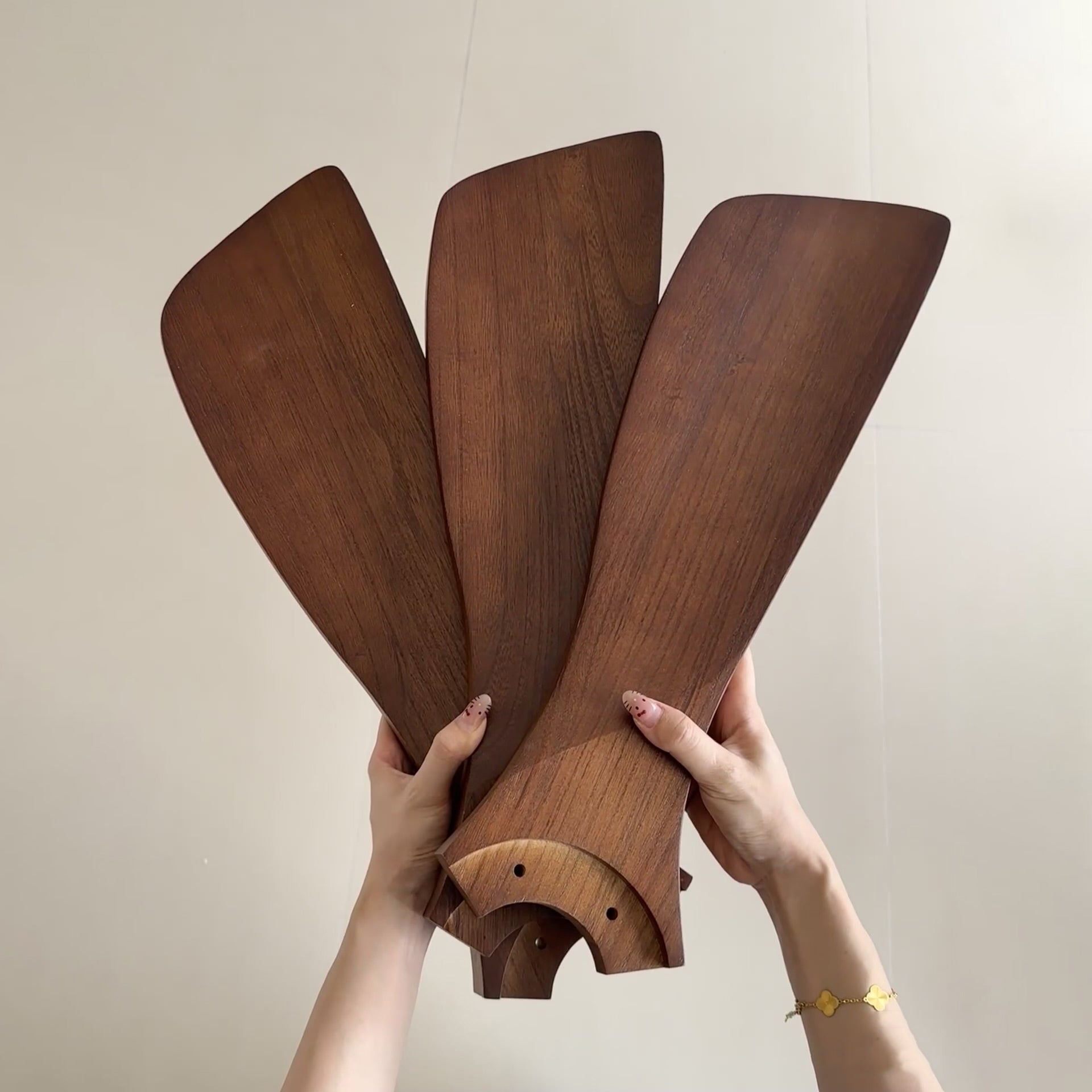 Zephyr Wooden Fan Ceiling Light