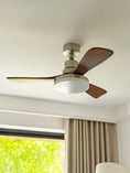 Load image into Gallery viewer, Zephyr Wooden Fan Ceiling Light
