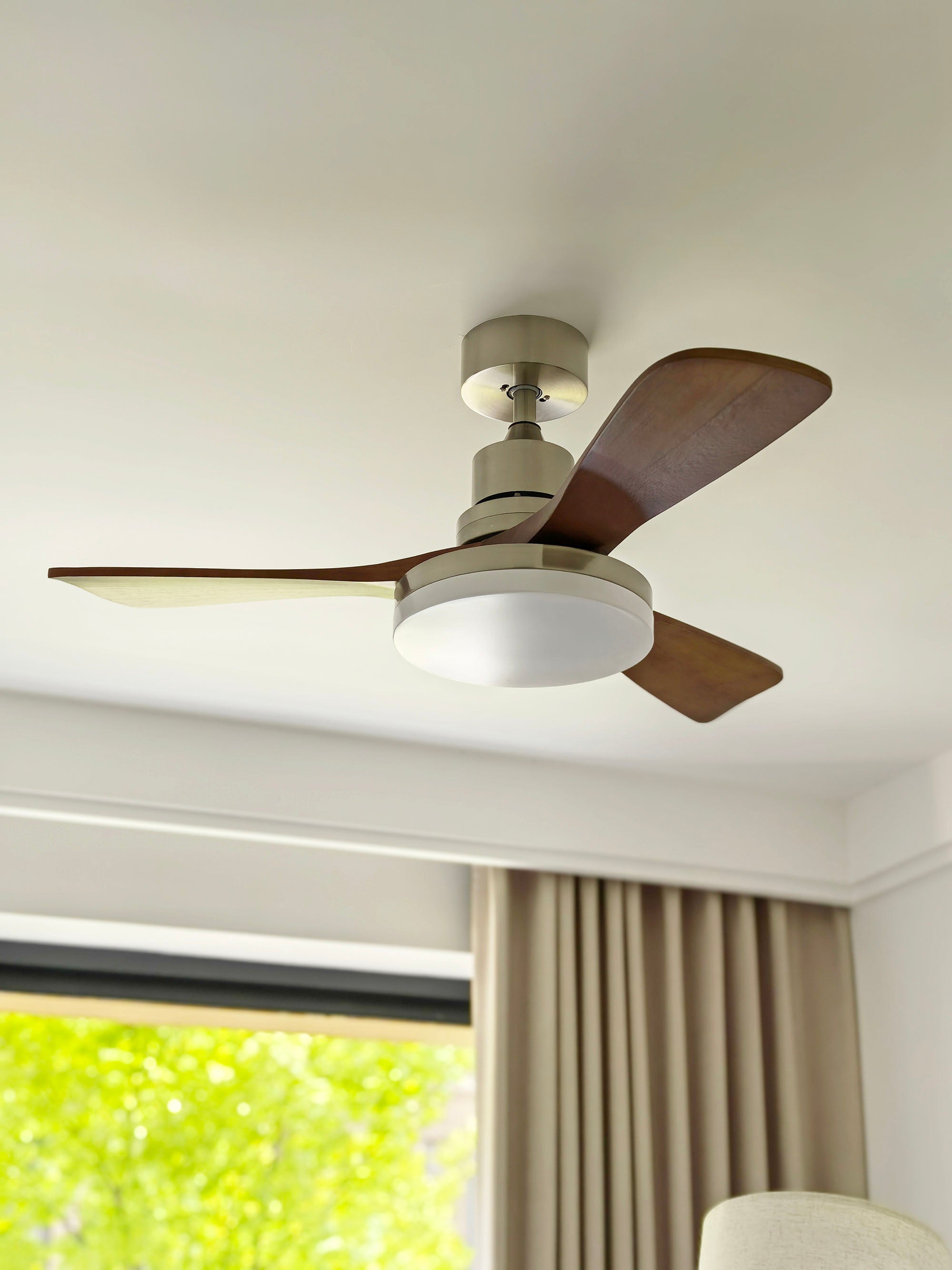 Zephyr Wooden Fan Ceiling Light