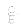 Load image into Gallery viewer, Zinnia Stacked Orb Table Lamp
