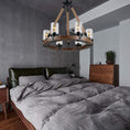 Bild in Galerie-Betrachter laden, Zora Wagon Wheel Chandelier
