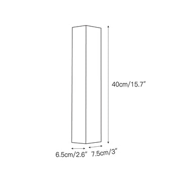 Zurich LED Wall Lamp – detail 3 — Dimension drawings 1