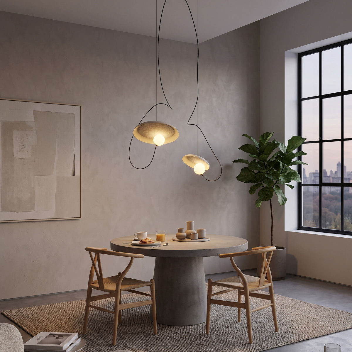 Acoustic Disc Pendant Lamp