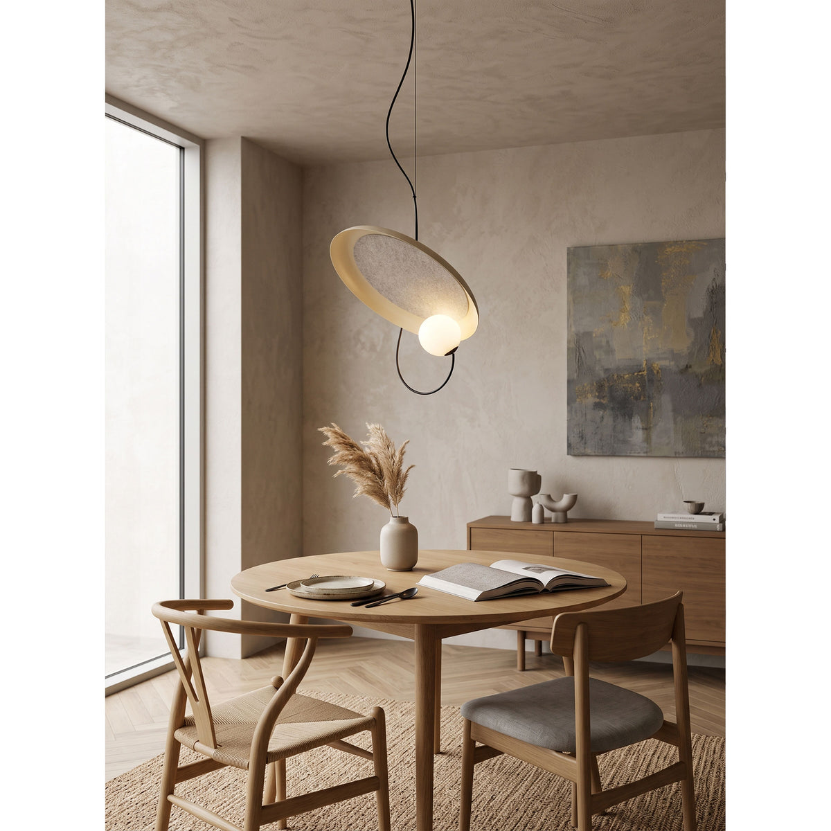 Acoustic Disc Pendant Lamp