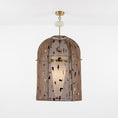 Load image into Gallery viewer, Alabaster Embroidered Pendant Lamp
