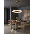 Load image into Gallery viewer, Alabaster Alabaster Ring Chandelier
