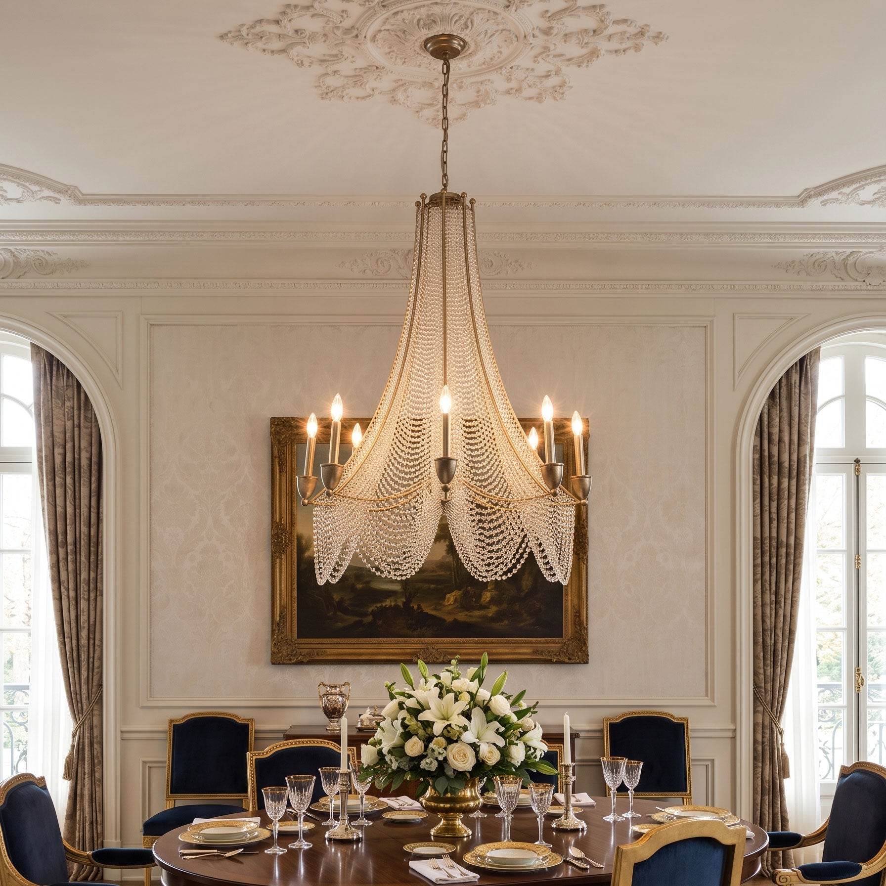 Lustre en cristal Allenglade