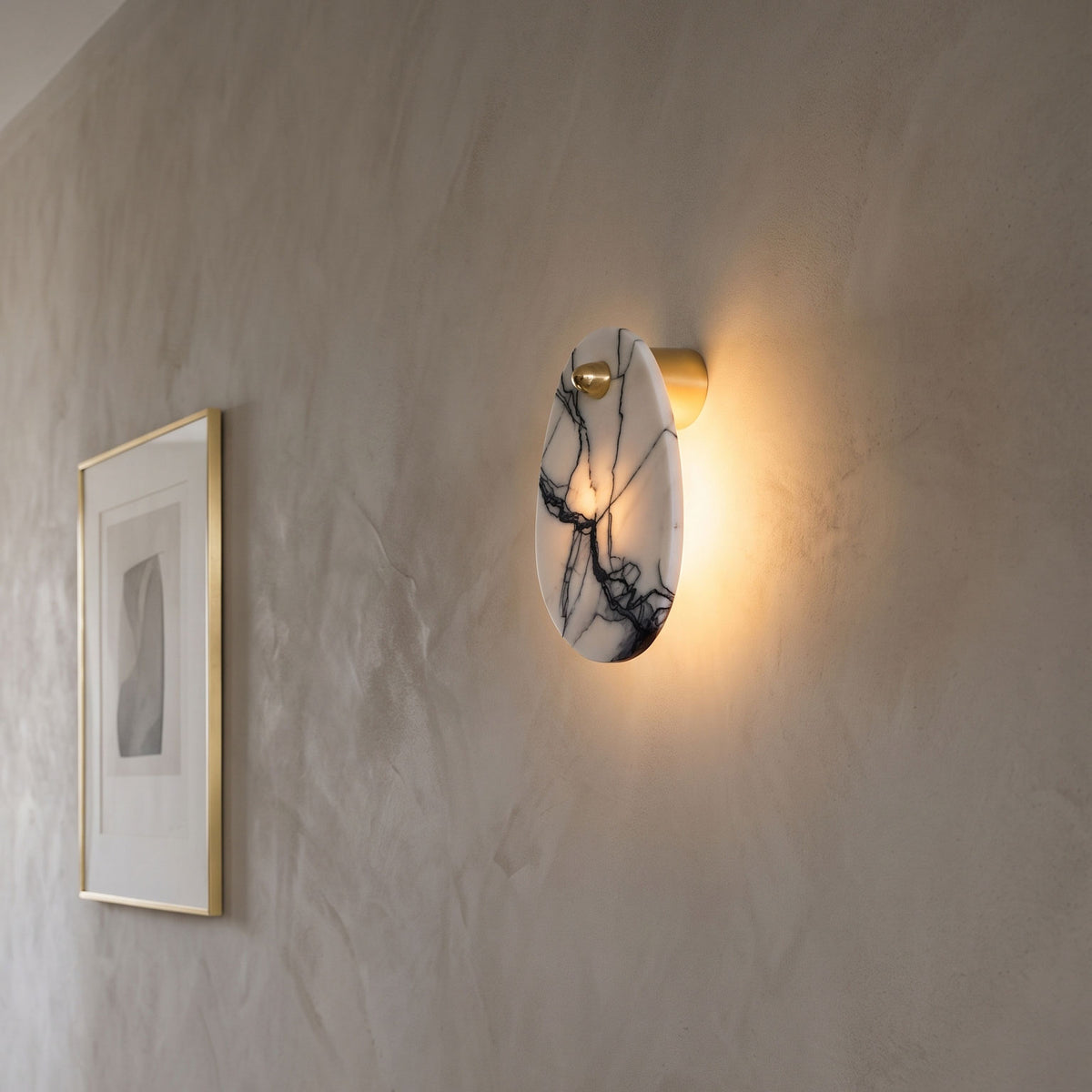 Aurora Marmeren Wandlamp