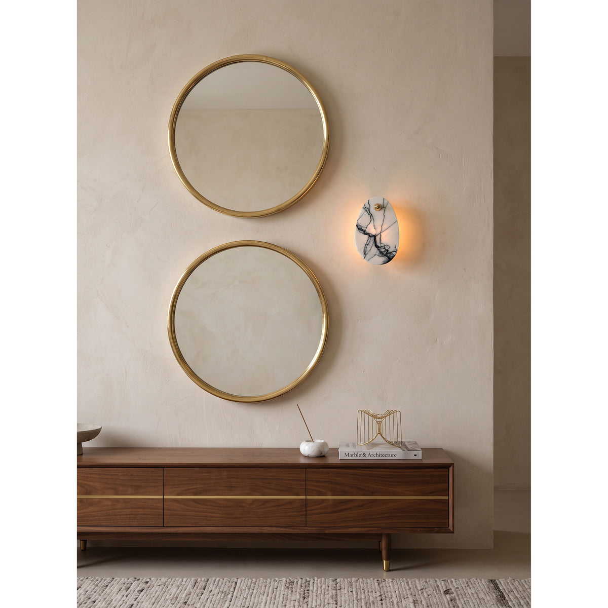 Aurora Marmeren Wandlamp
