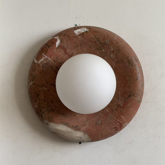 Orli Travertine Marble Sconce – detail 12