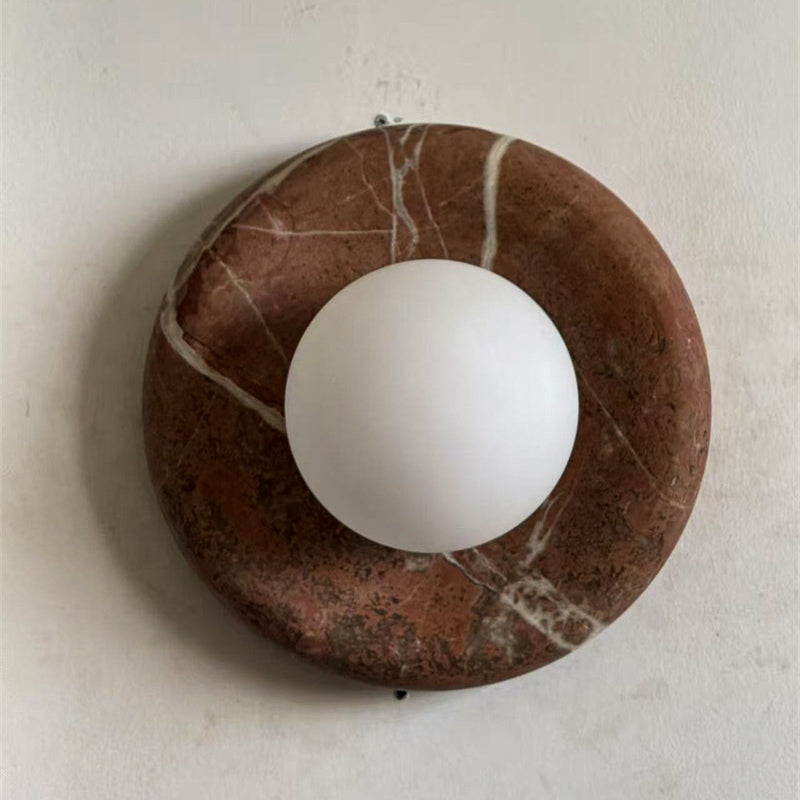 Orli Travertine Sconce