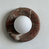 Orli Travertine Marble Sconce – detail 14