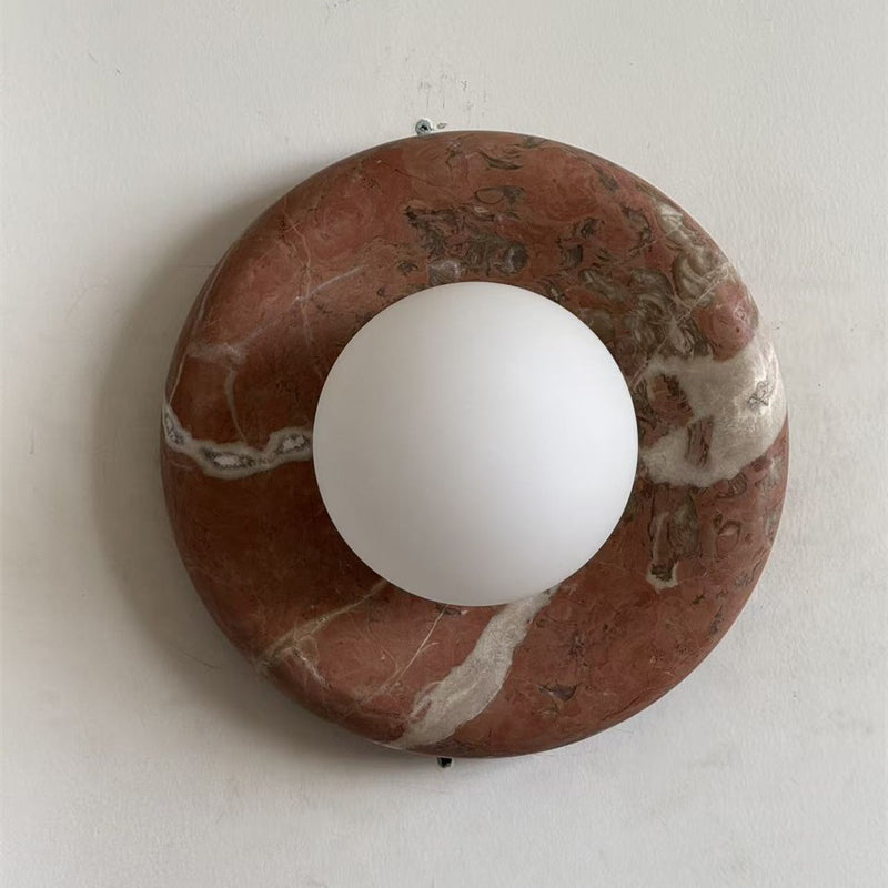Orli Travertine Sconce