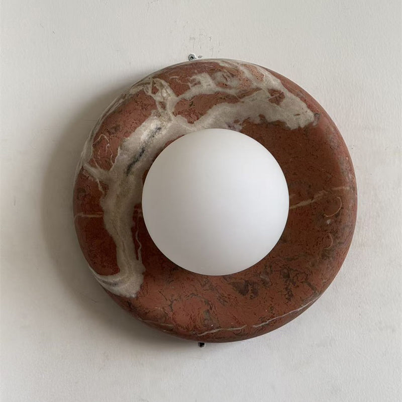 Orli Travertine Sconce