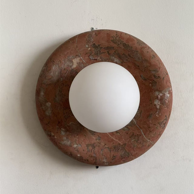 Orli Travertine Sconce