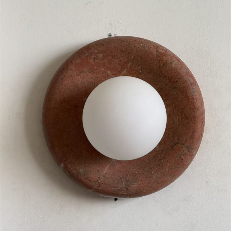 Orli Travertine Sconce
