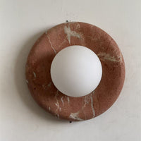 Orli Travertine Marble Sconce – detail 20