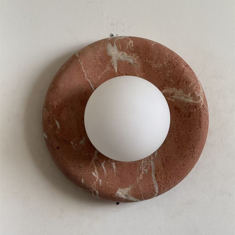 Orli Travertine Sconce
