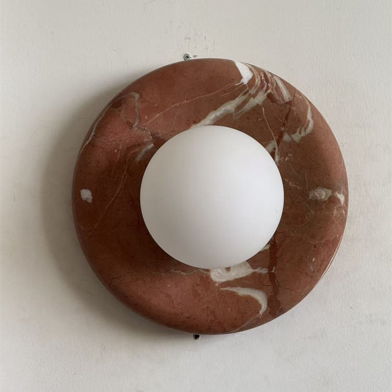 Orli Travertine Sconce