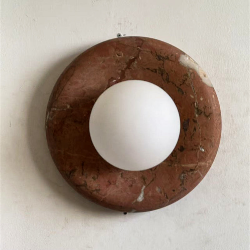 Orli Travertine Sconce