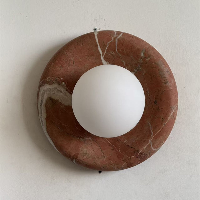 Orli Travertine Sconce