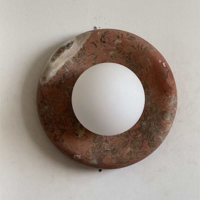 Orli Travertine Sconce