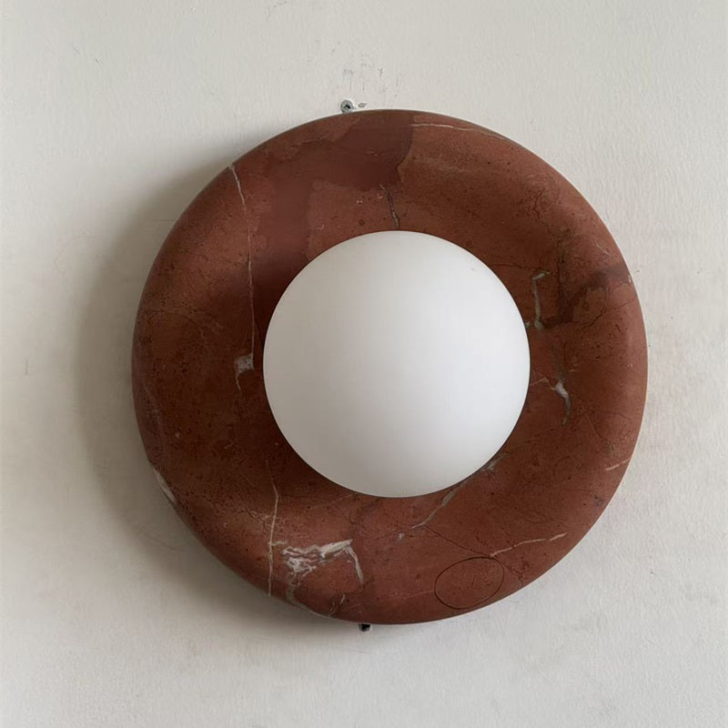Orli Travertine Sconce