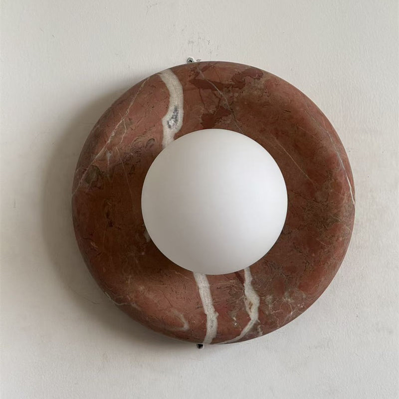 Orli Travertine Sconce