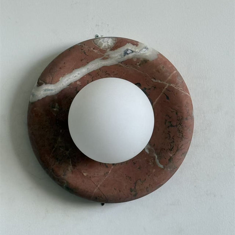 Orli Travertine Sconce