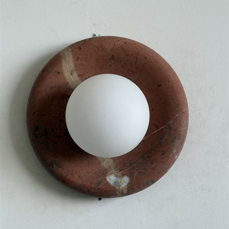 Orli Travertine Sconce