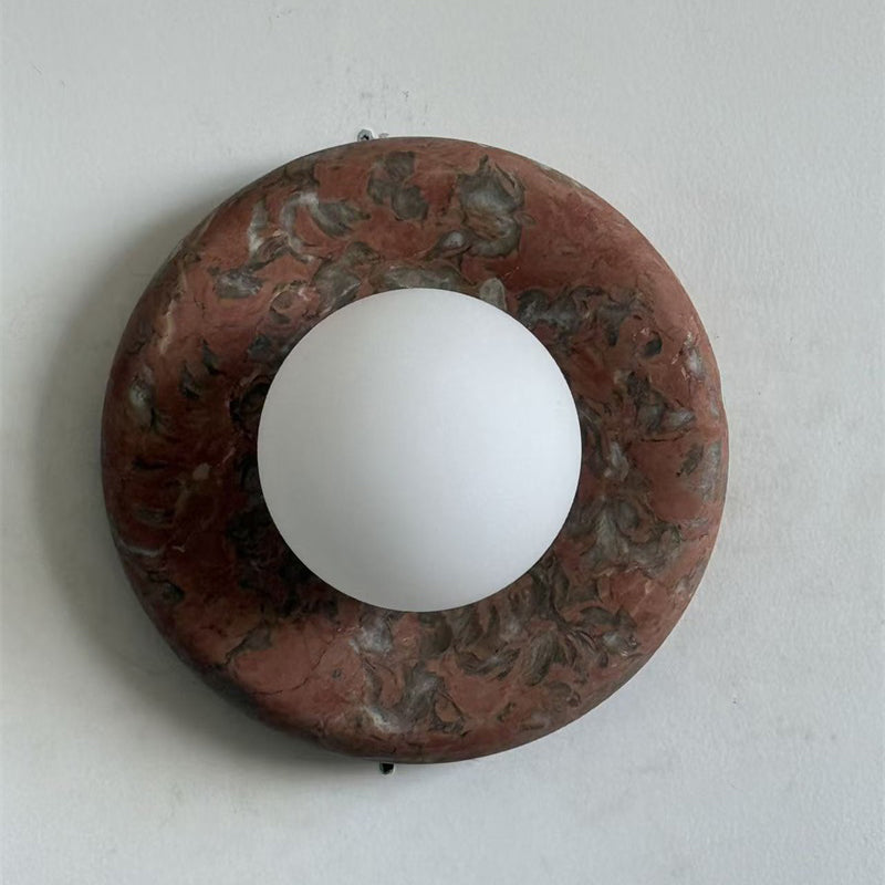 Orli Travertine Sconce
