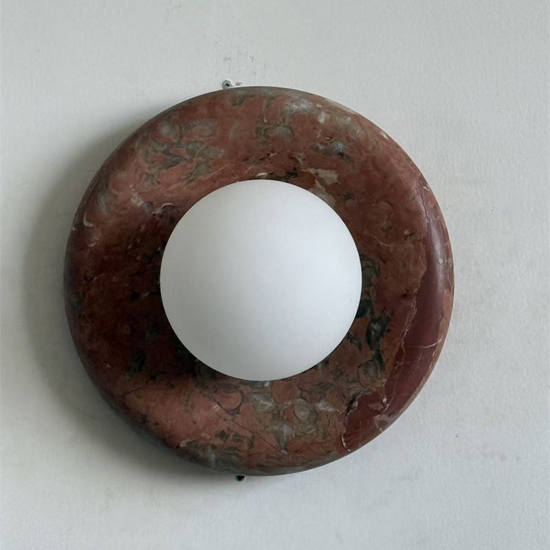 Orli Travertine Sconce