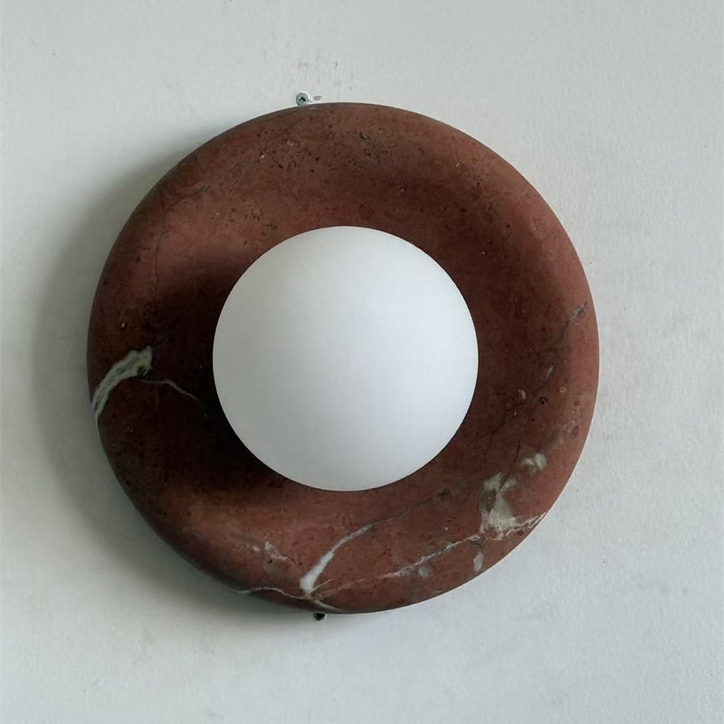 Orli Travertine Sconce