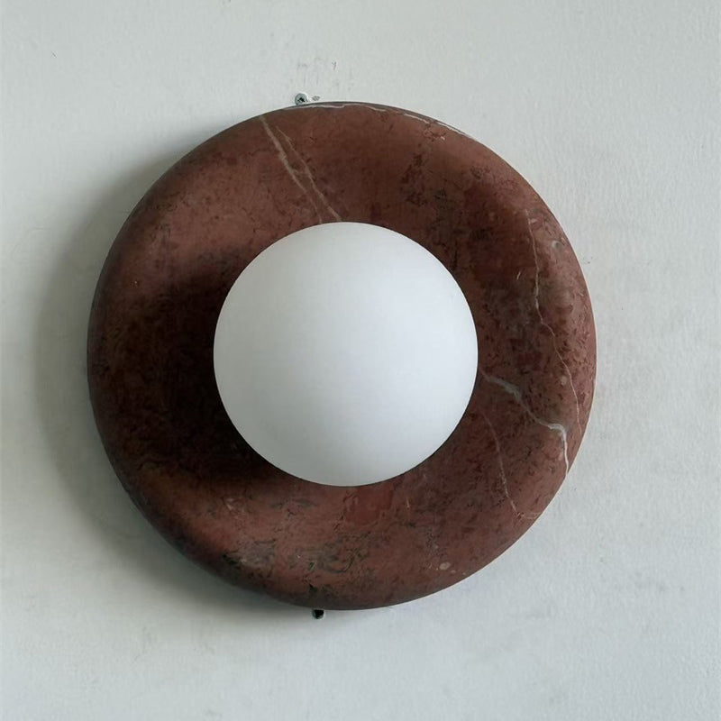 Orli Travertine Sconce