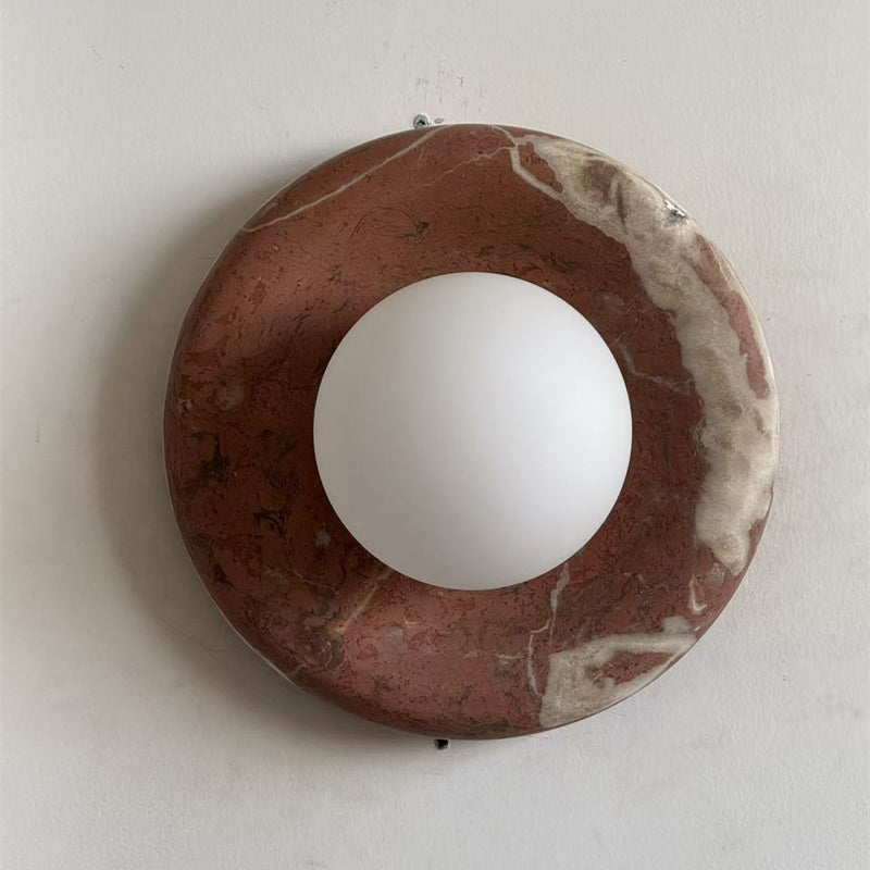 Orli Travertine Sconce