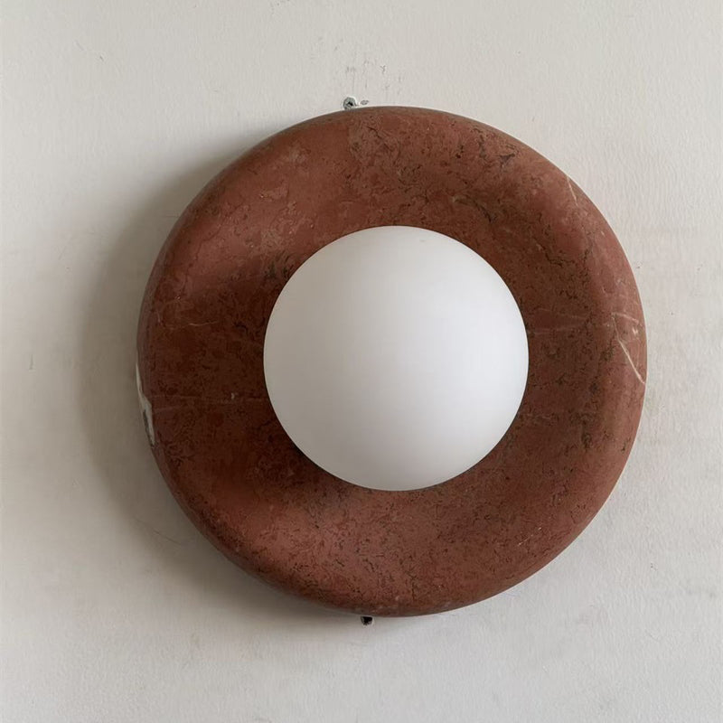 Orli Travertine Sconce