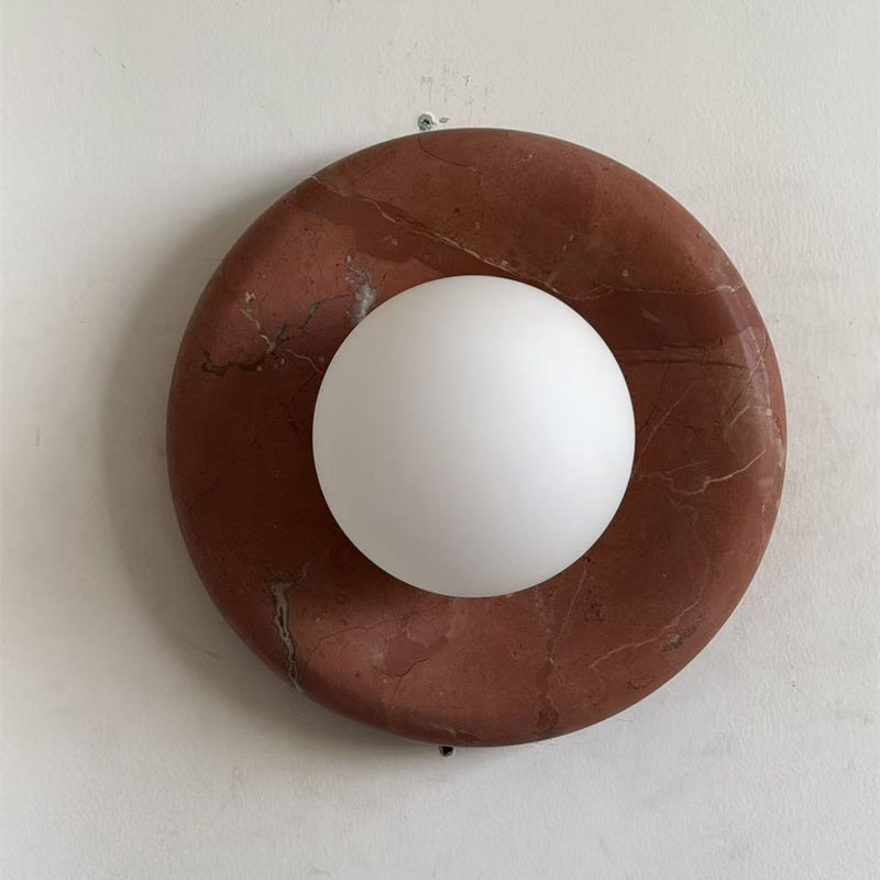 Orli Travertine Sconce