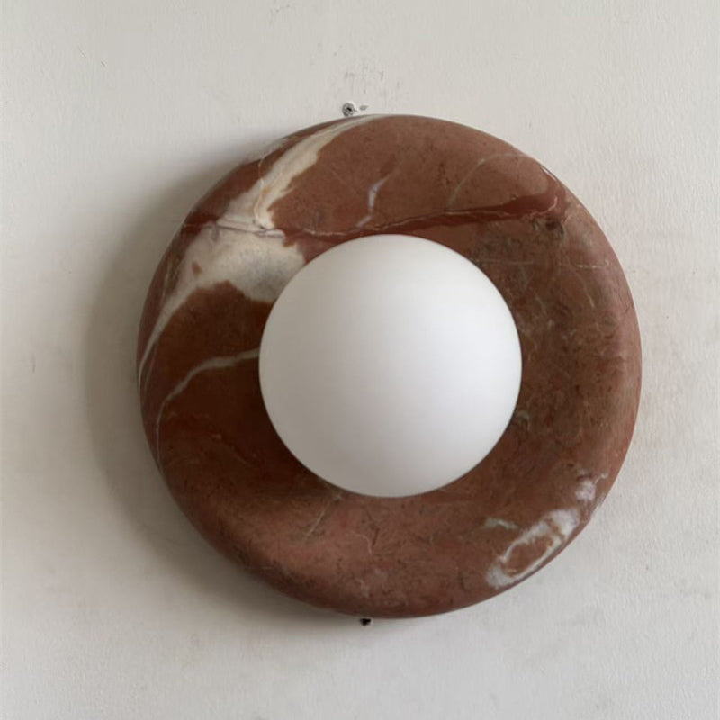 Orli Travertine Sconce