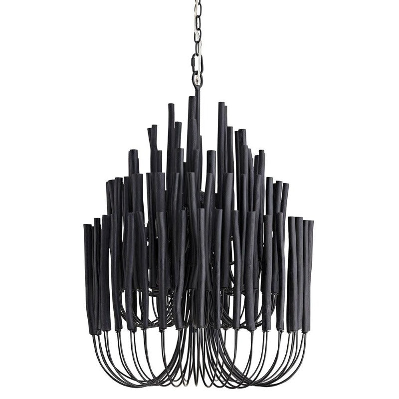 White Multi-Stick Chandelier