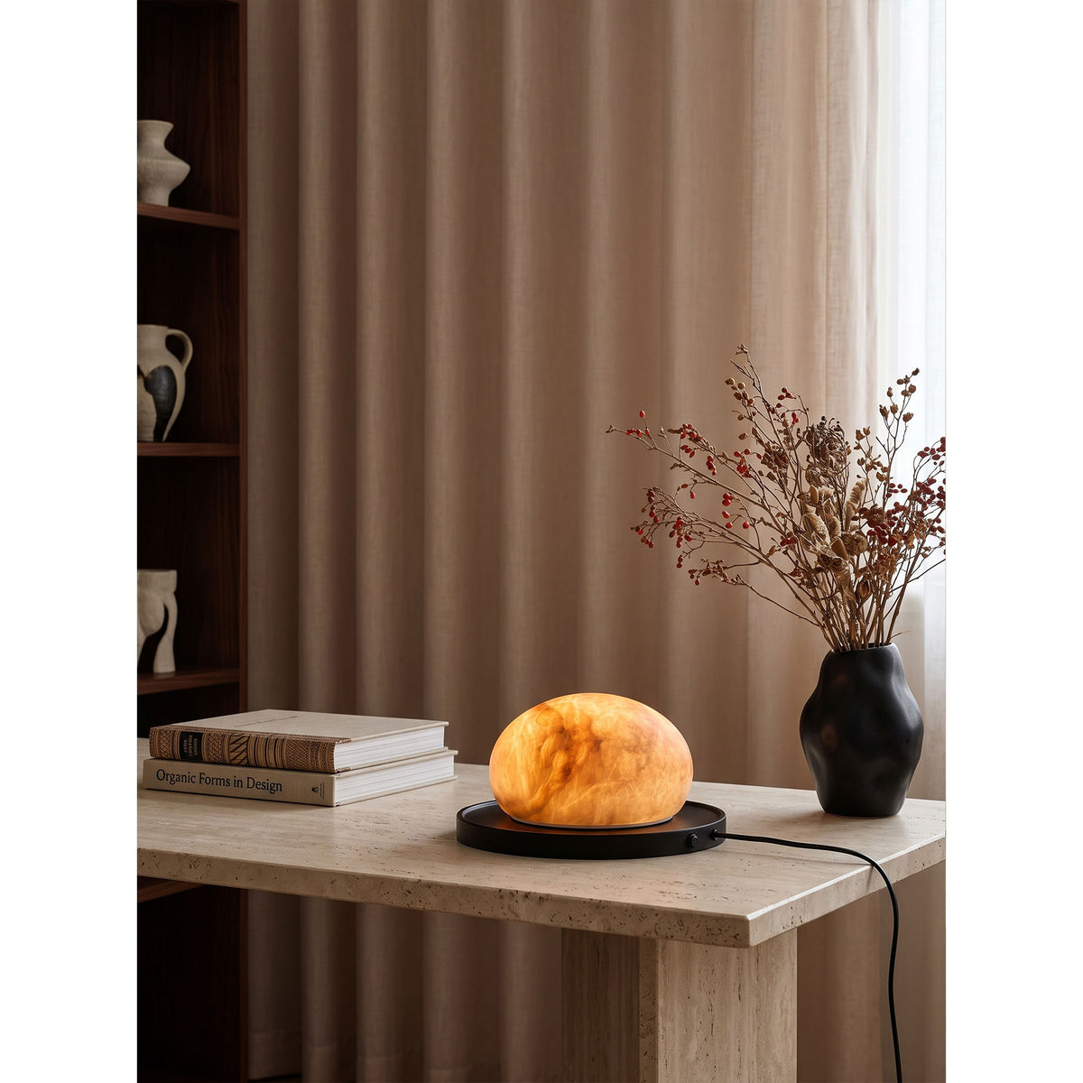 Bolita Alabaster Table Lamp