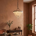 Bild in Galerie-Betrachter laden, Crystal Inverted Pyramid Chandelier
