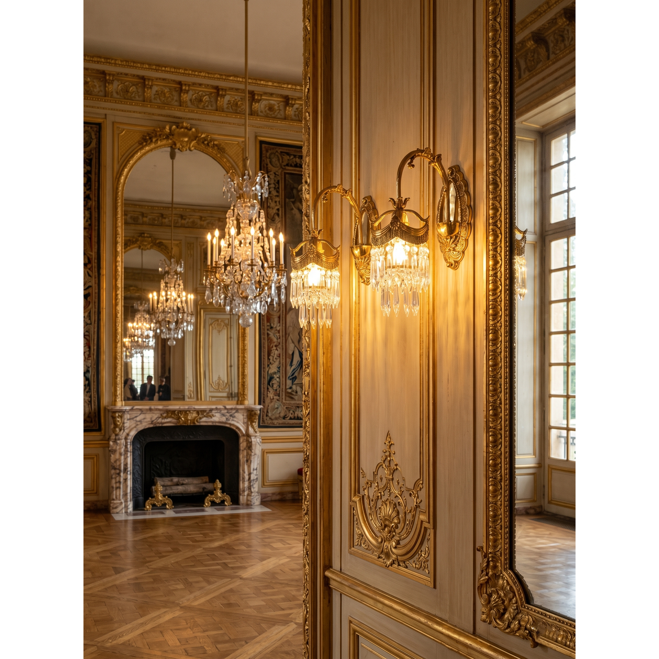 Evangeline Brass Wall Lamp