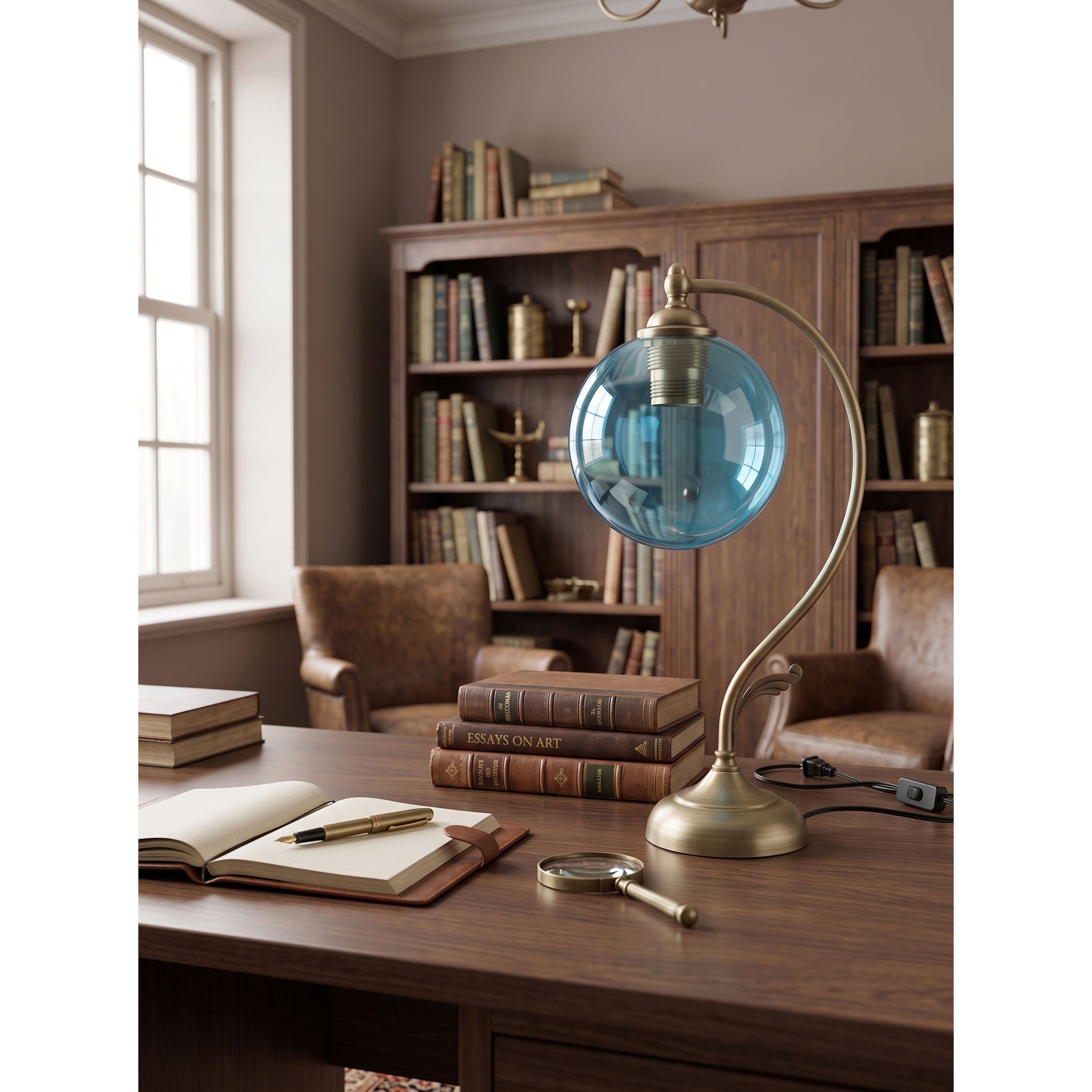 Evelyn Glass Table Lamp