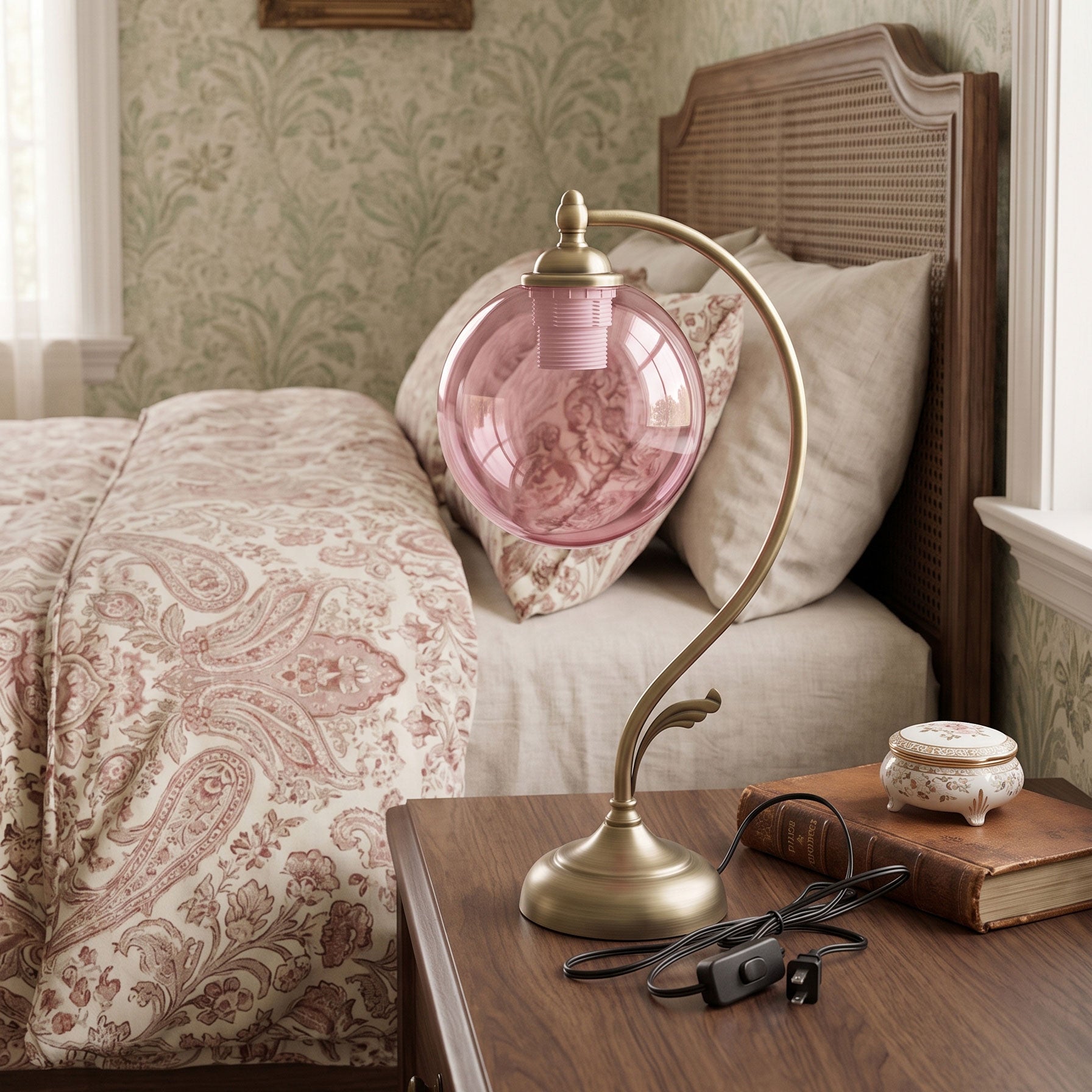 Evelyn Glass Table Lamp